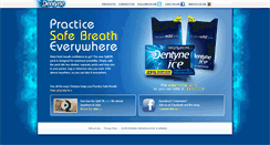 Desktop Screenshot of dentyne.com