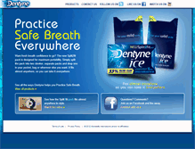 Tablet Screenshot of dentyne.com